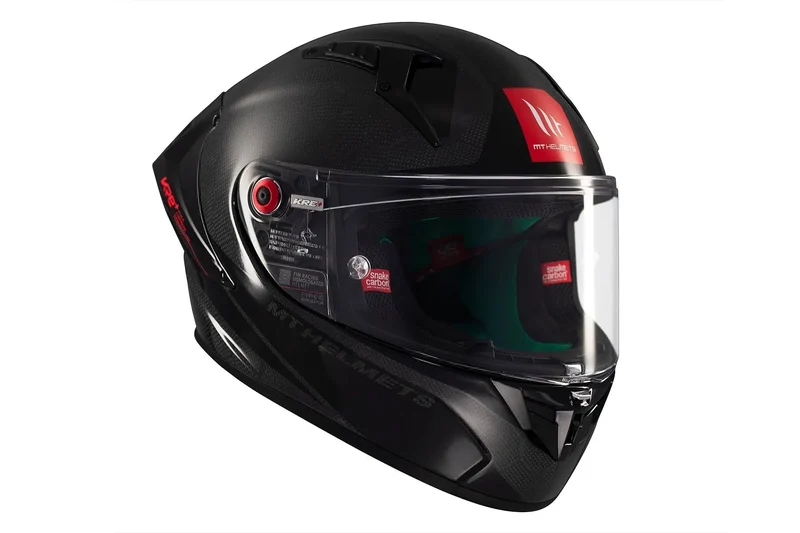 MT KRE+ S SOLID A11 CARBONIO INTEGRALE CASCHI DI MOTO LUCIDA