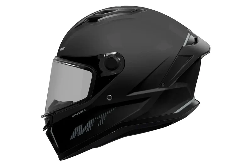 MT STINGER 2 SOLID A11 INTEGRALE CASCHI DI MOTO NERO OPACO