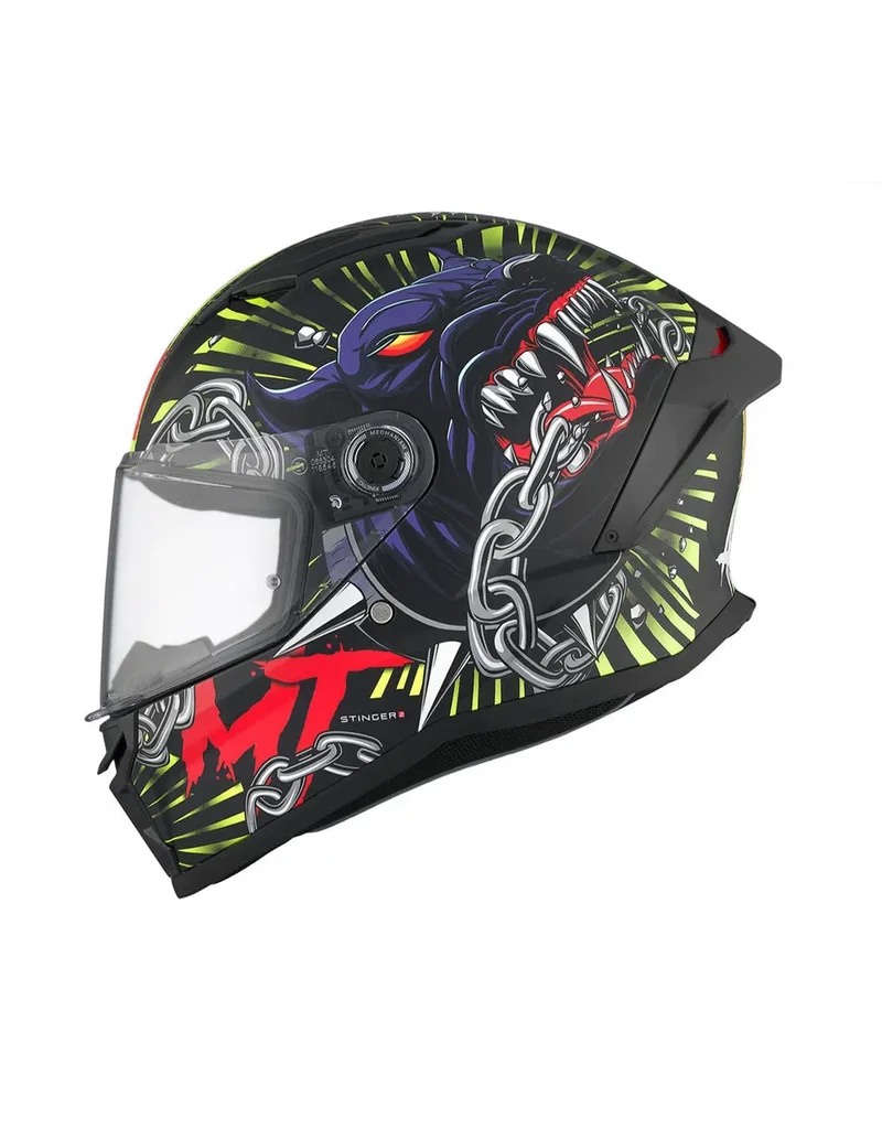 MT STINGER 2 AKIN OMOLOGAZIONE ECE A3 INTEGRALE CASCHI DI MOTO OPACO