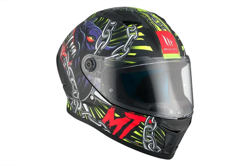 MT STINGER 2 AKIN OMOLOGAZIONE ECE A3 INTEGRALE CASCHI DI MOTO OPACO
