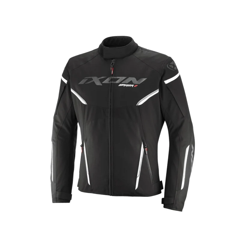GIUBBOTTO TSUTO UOMO IXON STRIKER2 AIR WP NERO-BIANCO