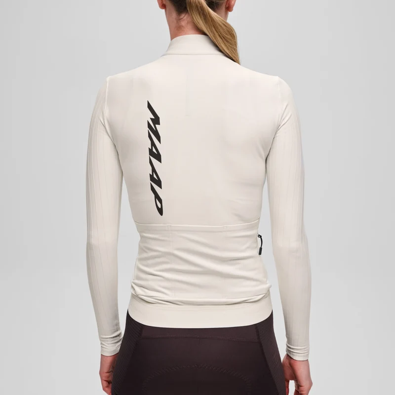 Maglia donna maniche lunghe Maap Pro Aero Thermal - Bianco