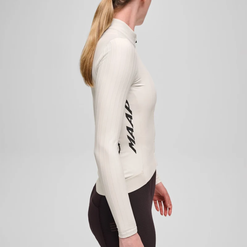 Maglia donna maniche lunghe Maap Pro Aero Thermal - Bianco