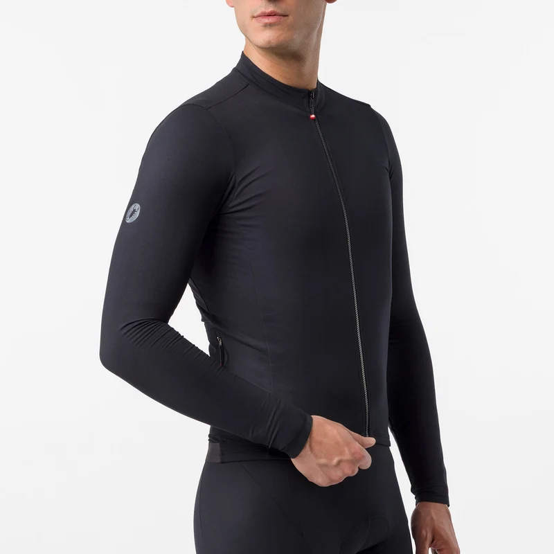Maglia maniche lunghe Castelli Thermowoven - Nero