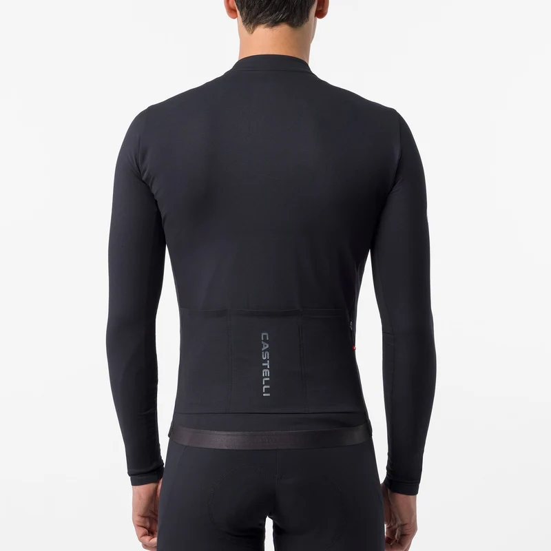 Maglia maniche lunghe Castelli Thermowoven - Nero