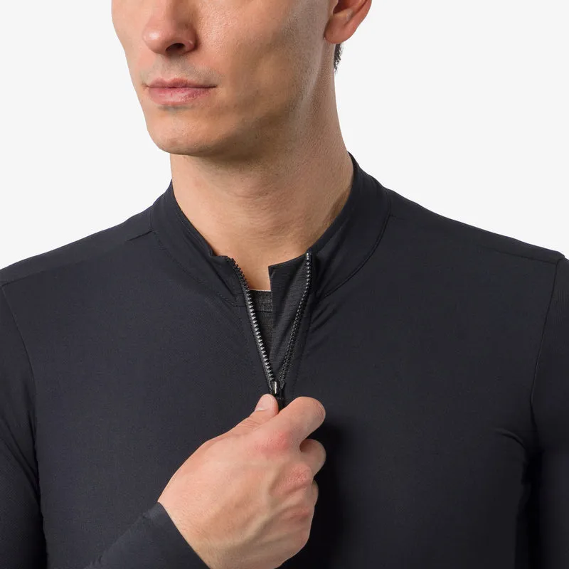 Maglia maniche lunghe Castelli Thermowoven - Nero
