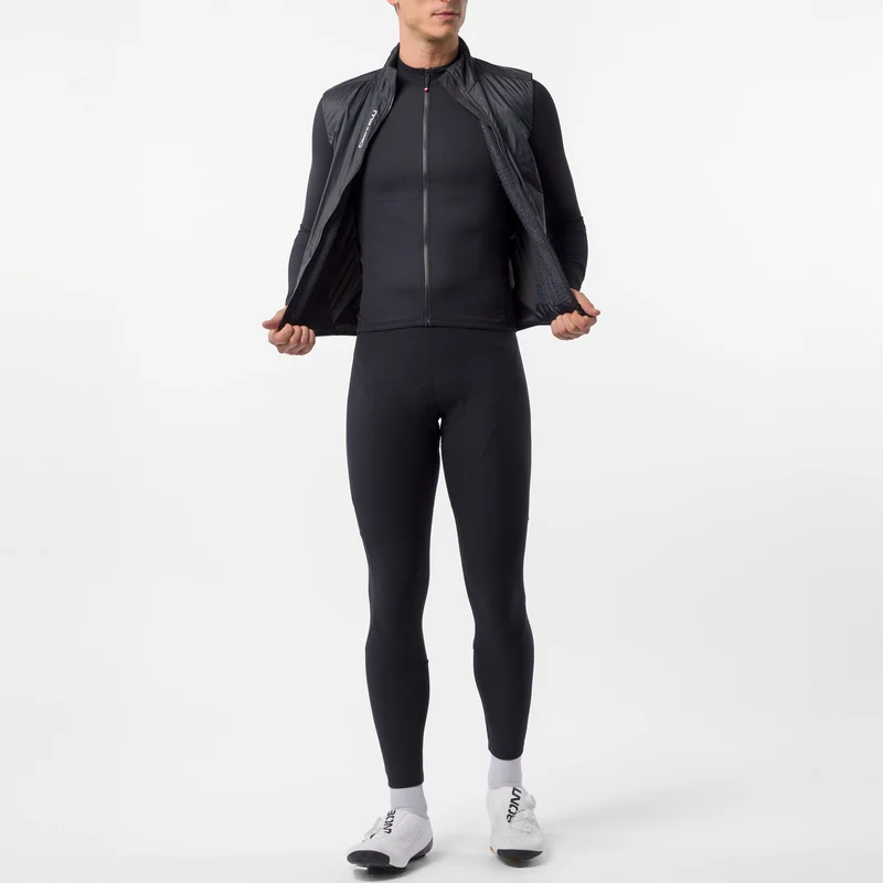 Maglia maniche lunghe Castelli Thermowoven - Nero