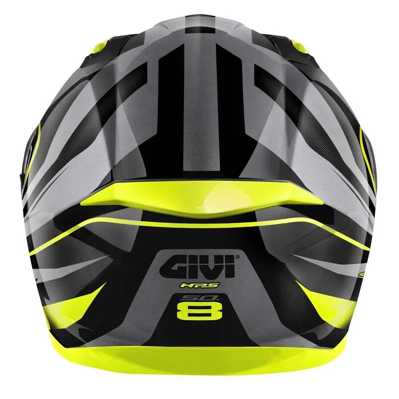 GIVI 50.8 INTEGRALE CASCHI DI MOTO NERO TITANIO GIALLO