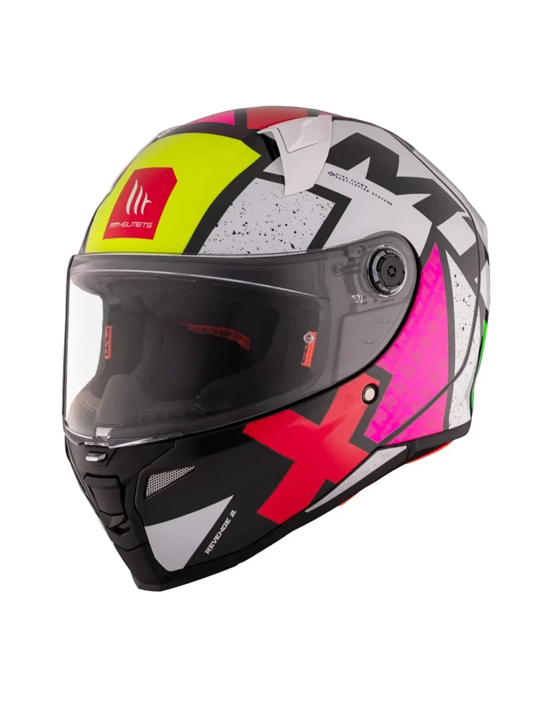 MT REVENGE 2 S LIGHT C0 INTEGRALE CASCHI DI MOTO PEARL GLOSS