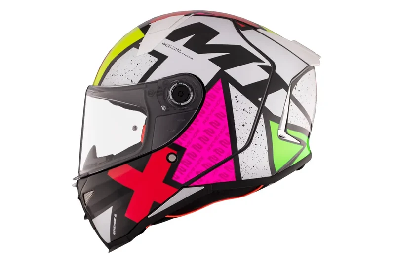 MT REVENGE 2 S LIGHT C0 INTEGRALE CASCHI DI MOTO PEARL GLOSS