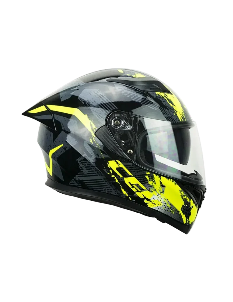 CGM 316X SPEED SPRAY INTEGRALI CASCHI DI MOTO NERO GIALLO FLUO