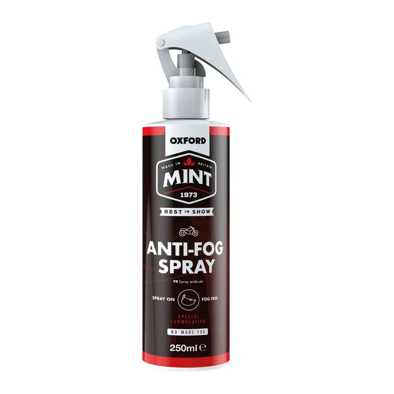 Oxford Kit spray antiappannamento Mint Detergente per moto 250ml