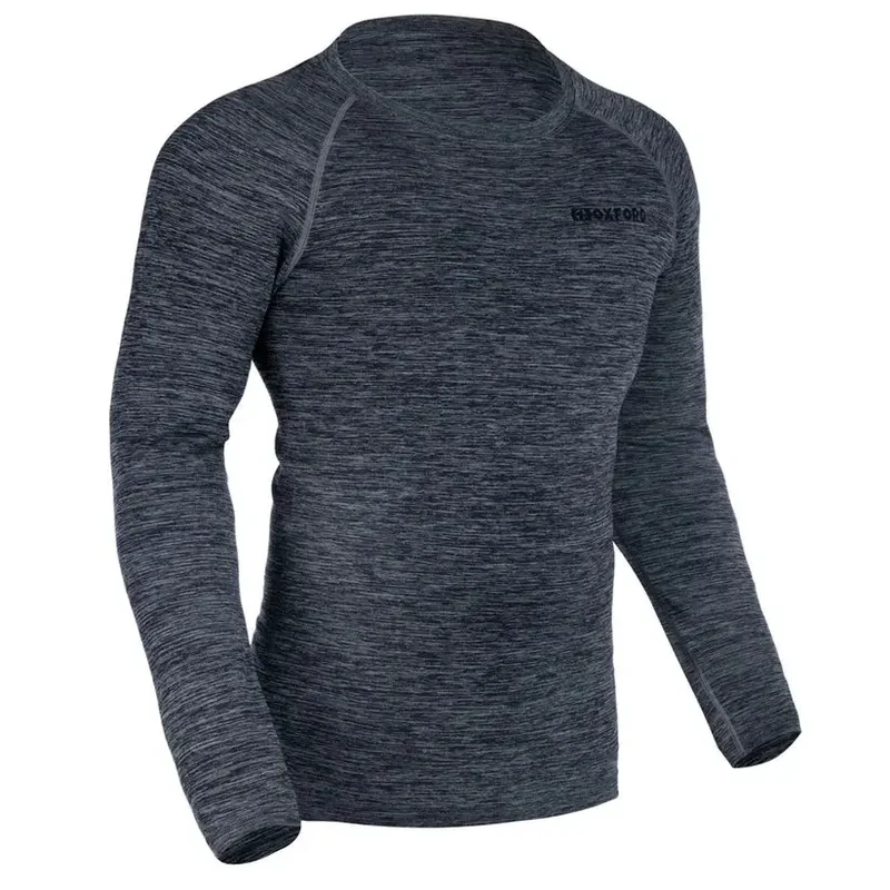Oxford Advanced Base Layer Ms Top Charcoal Maglia intima Marl S
