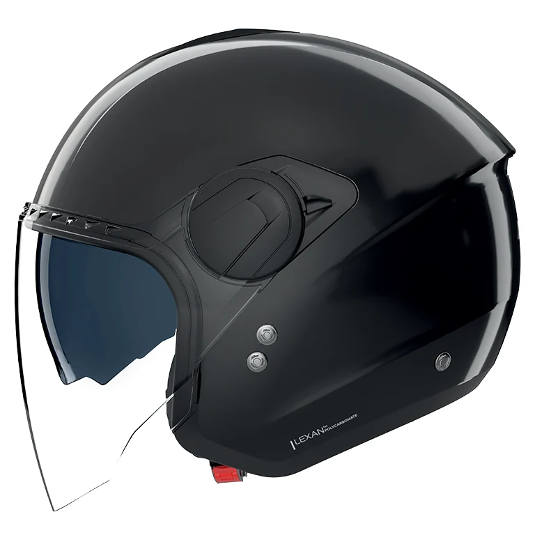 CASCO JET NOLAN N20-2 VISOR CLASSICO 301 NERO LUCIDO