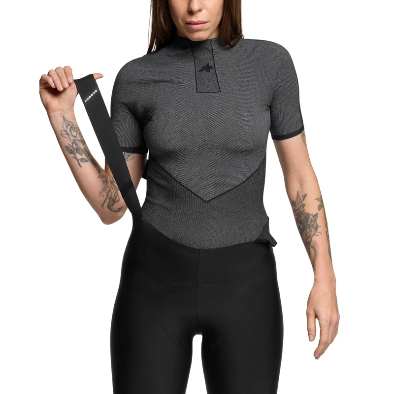 Maglia intima Assos Equipe Spring Fall Skin Layer P1 - Nero