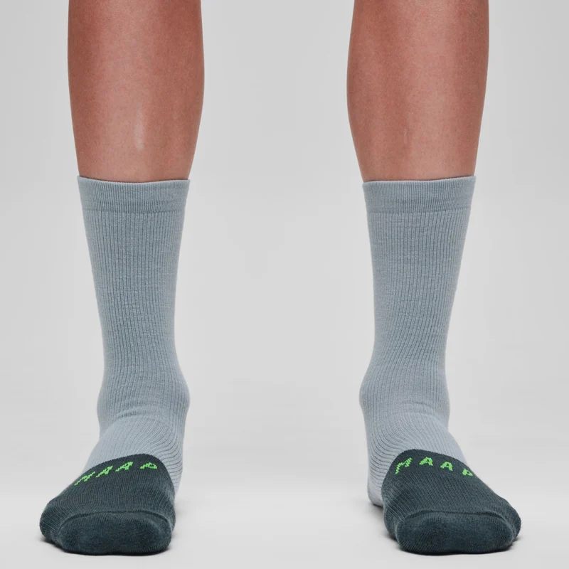 Calze Maap Division Merino - Verde grigio