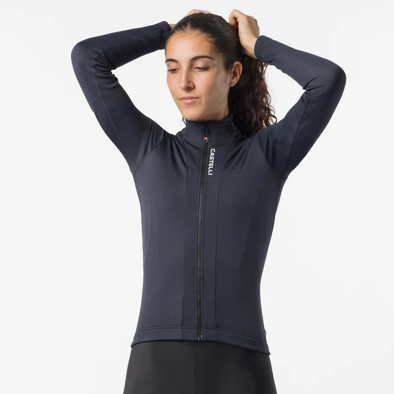 Maglia maniche lunghe donna Castelli Sinergia 3 - Nero