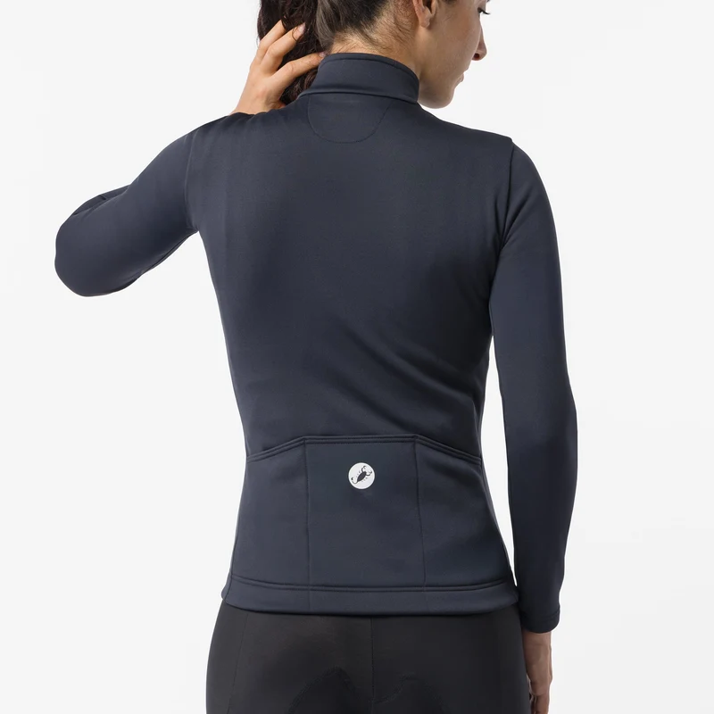 Maglia maniche lunghe donna Castelli Sinergia 3 - Nero
