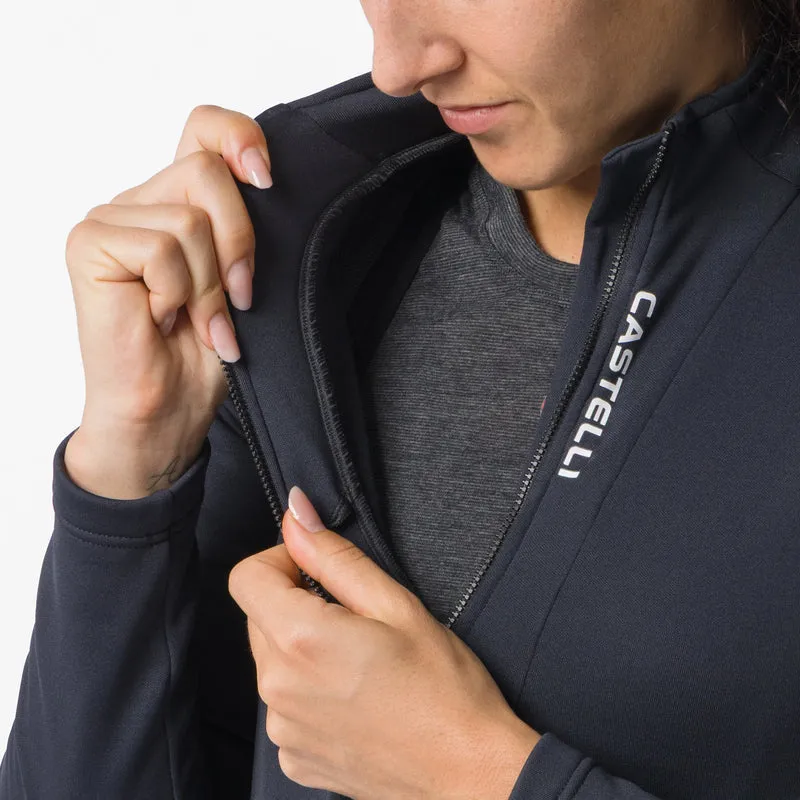 Maglia maniche lunghe donna Castelli Sinergia 3 - Nero