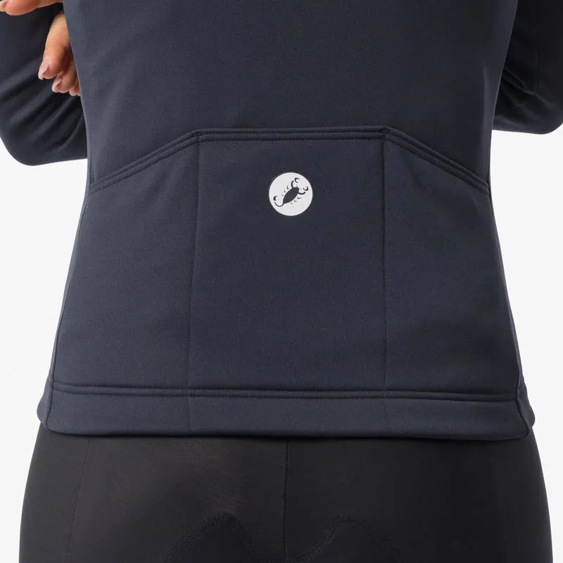 Maglia maniche lunghe donna Castelli Sinergia 3 - Nero