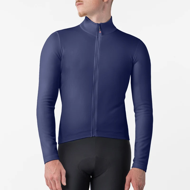 Maglia maniche lunghe Castelli Competizione Thermal - Blu