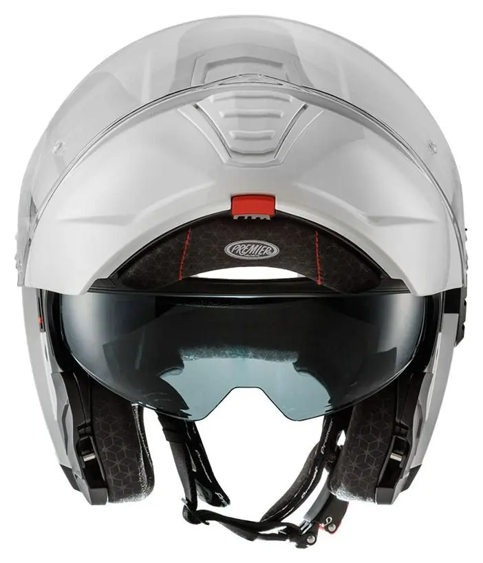 PREMIER Genius Evo U8 Caschi Modulari Da Moto Bianco