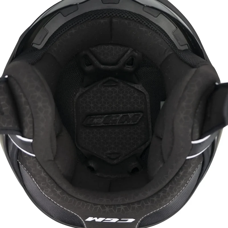 CGM 169A ILLI MONO DEMI JET CASCHI DI MOTO PACO BLU SATINATO