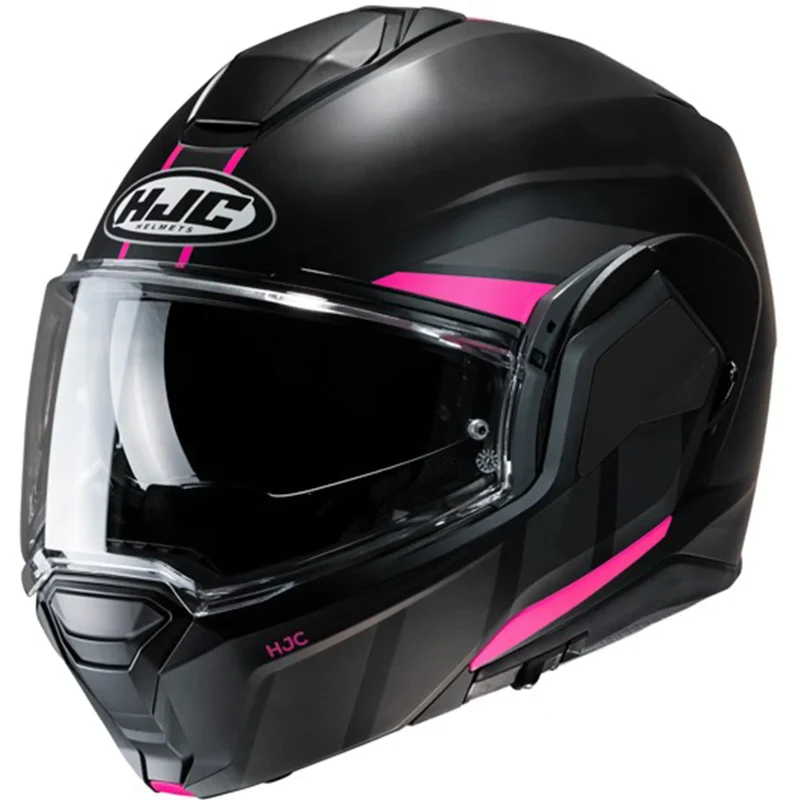 HJC I100 BEIS MC8SF MODULARE CASCHI DI MOTO NERO ROSA