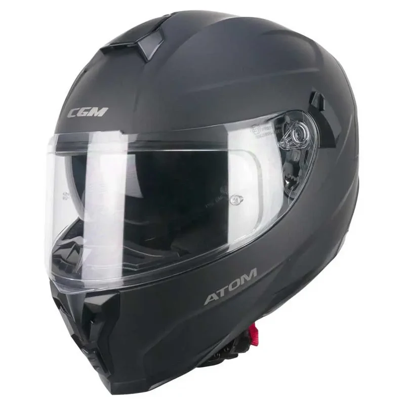 CGM 321A ATOM MONO INTEGRALI CASCHI DI MOTO OPACO NERO