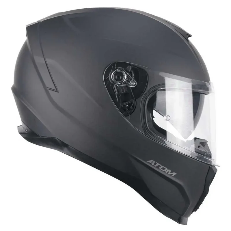 CGM 321A ATOM MONO INTEGRALI CASCHI DI MOTO OPACO NERO