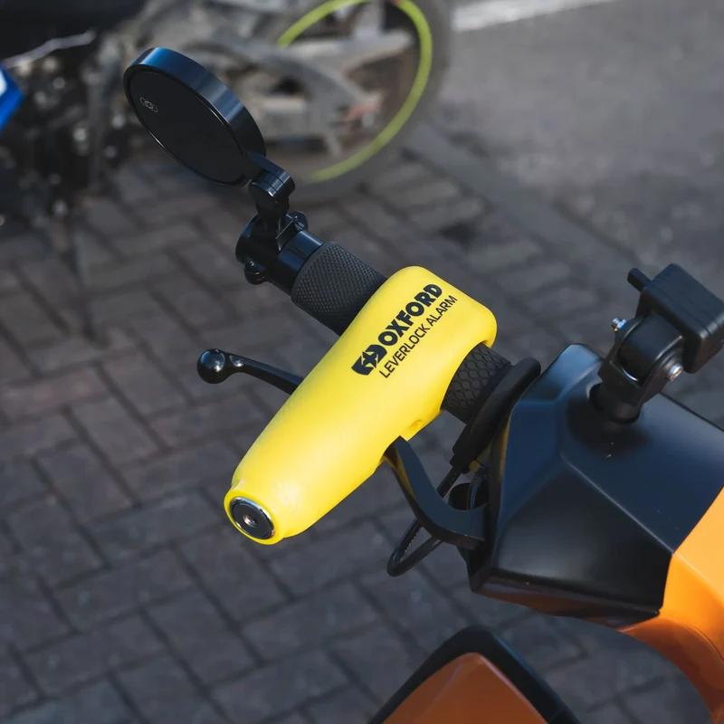 Oxford Allarme LeverLock giallo