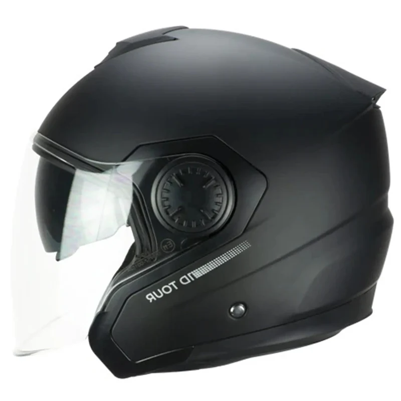 SKA-P 1DH TOUR MONO Moto Jet Caschi Nero opaco