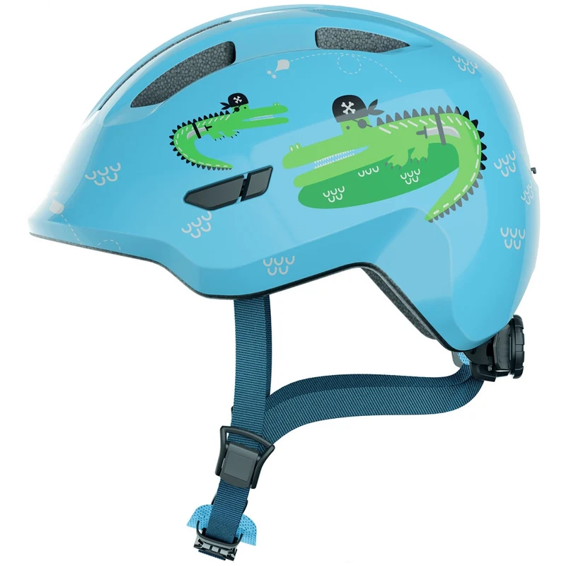 Casco bambino Abus Smiley 3.0 - Blue Croco