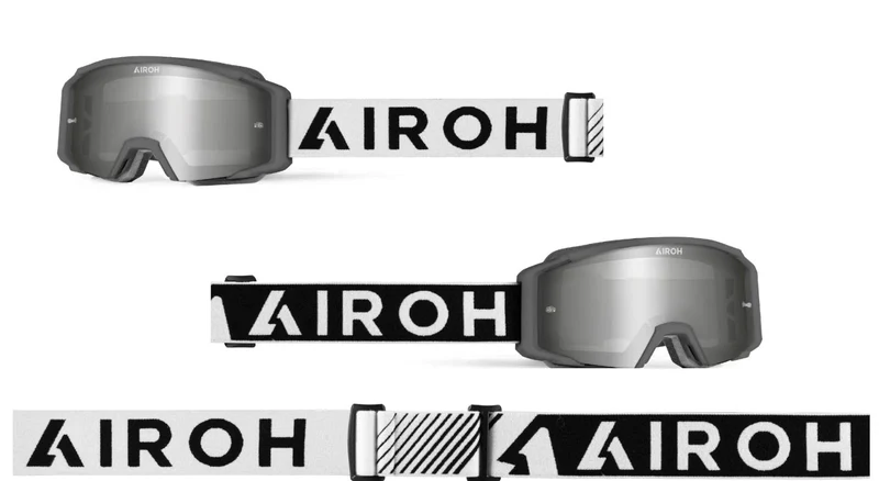 OCCHIALI CROSS AIROH BLAST XR1 GRIGIO SCURO OPACO