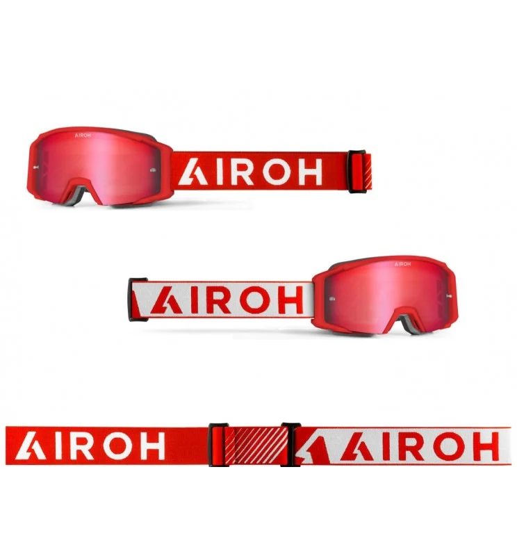 OCCHIALI CROSS AIROH BLAST XR1 ROSSI OPACO