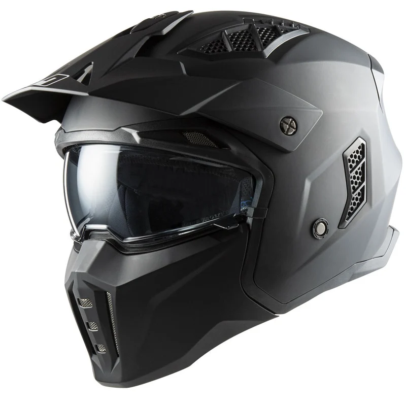 CASCO SCOMPONIBILE MPH HARRIER NERO OPACO ECE.22.06