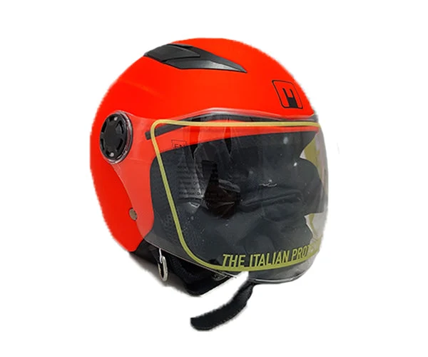 CASCO JET MPH PLAY OMOLOGAZIONE 06 BAMBINO ARANCIO FLU OPACO