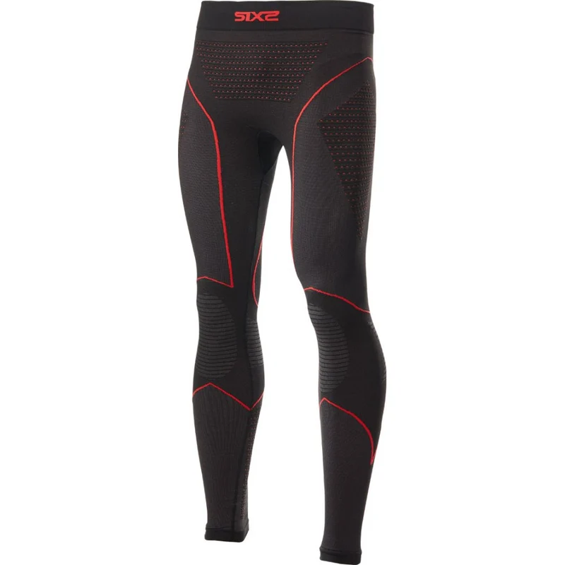 PANTALONE SIX2 BLAZEFIT UNDERWEAR NERA ROSSO