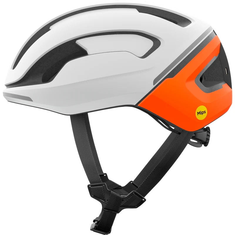 Casco Poc Omne Beacon Mips - Bianco arancio