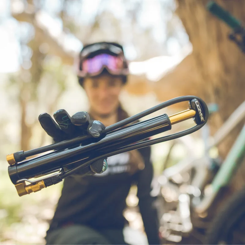 Mini Pompa Lezyne micro floor drive hv - Nero
