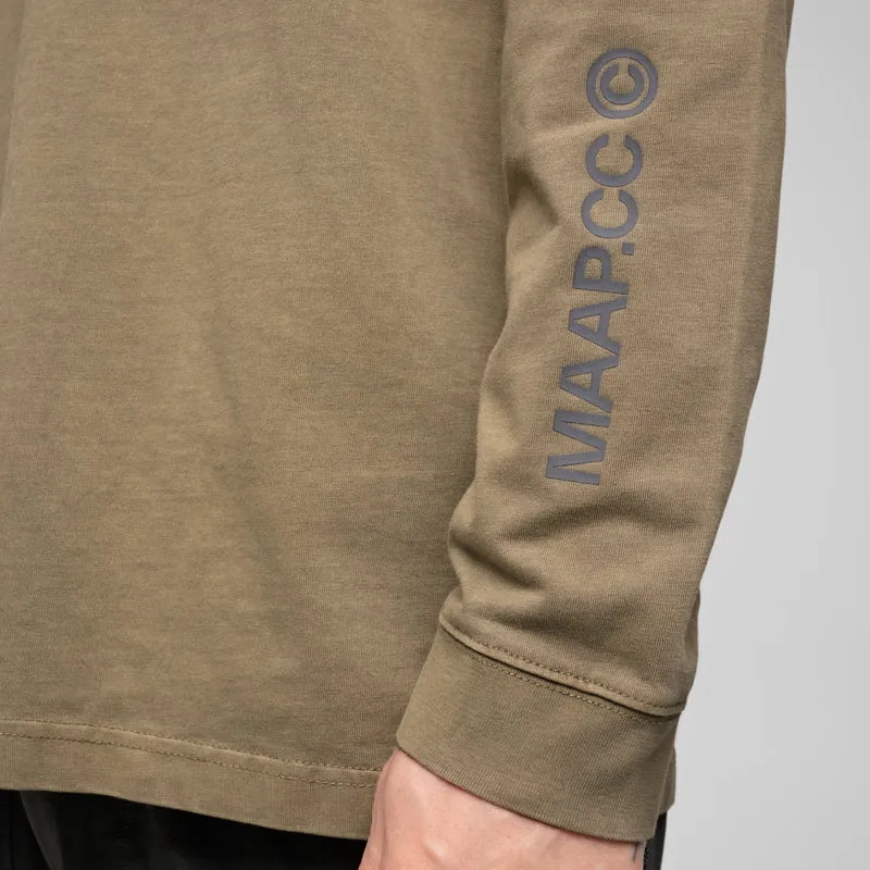 T-shirt maniche lunghe Maap Essentials CC - Verde
