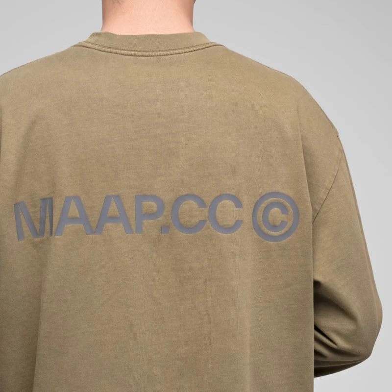 T-shirt maniche lunghe Maap Essentials CC - Verde