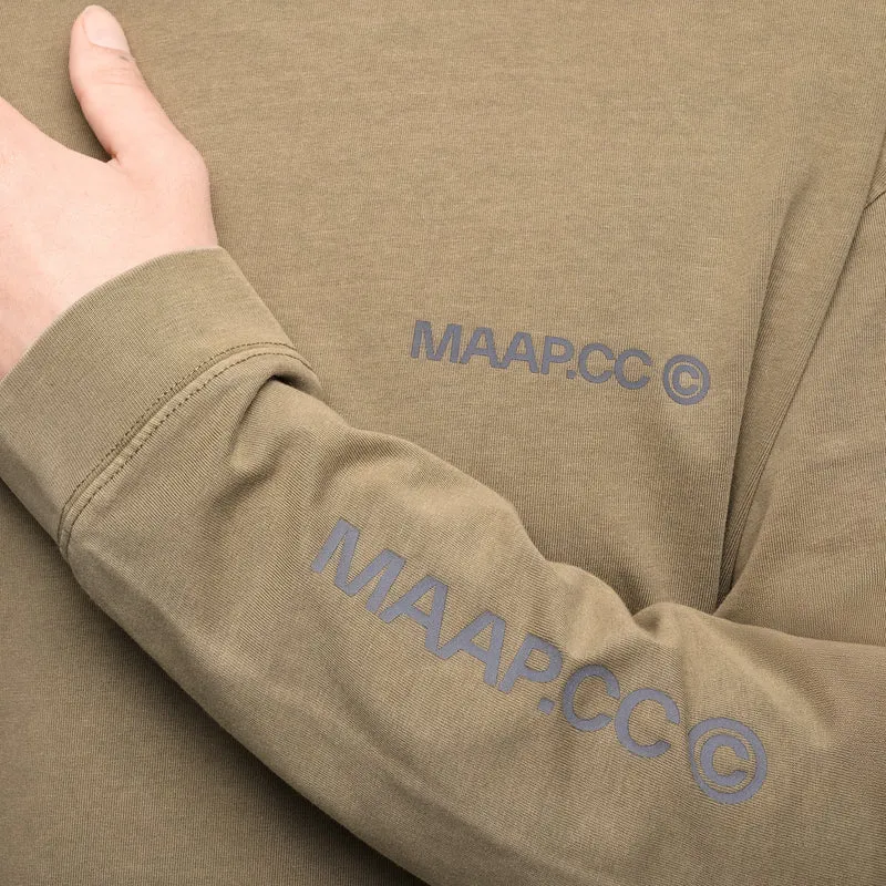 T-shirt maniche lunghe Maap Essentials CC - Verde