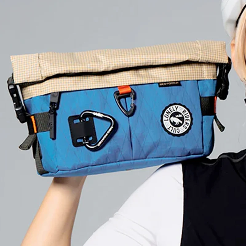 Borsa manubrio Ulac Coursier Jager - Azzurro