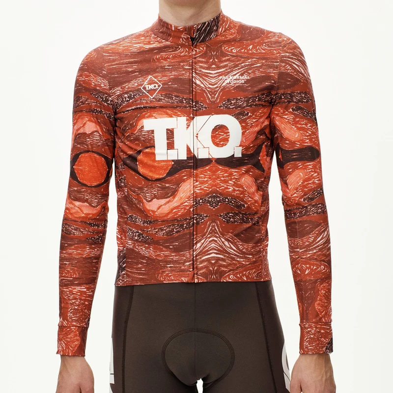Maglia maniche lunghe Pas Normal Studios T.K.O. Woven - Rosso