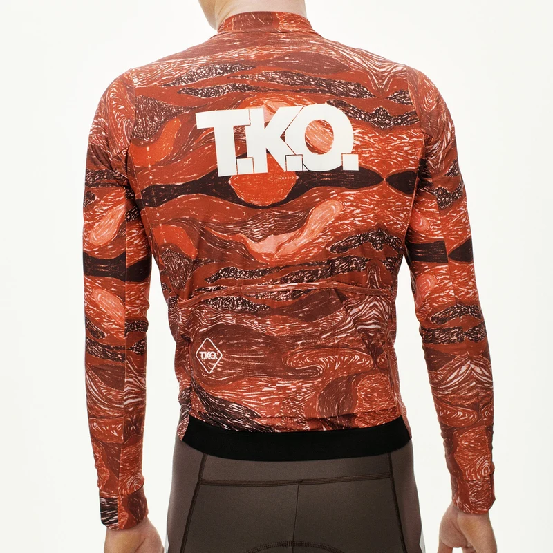 Maglia maniche lunghe Pas Normal Studios T.K.O. Woven - Rosso