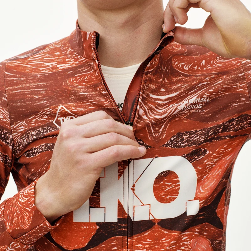 Maglia maniche lunghe Pas Normal Studios T.K.O. Woven - Rosso