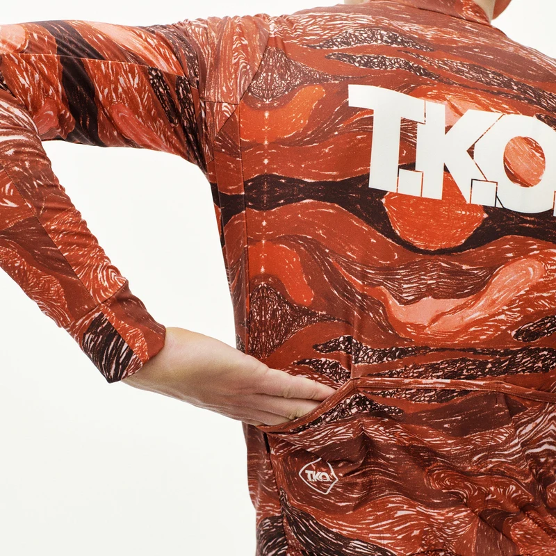Maglia maniche lunghe Pas Normal Studios T.K.O. Woven - Rosso