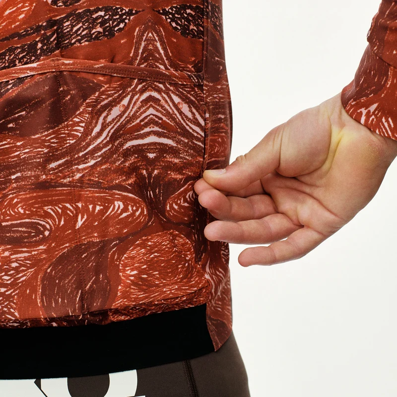 Maglia maniche lunghe Pas Normal Studios T.K.O. Woven - Rosso