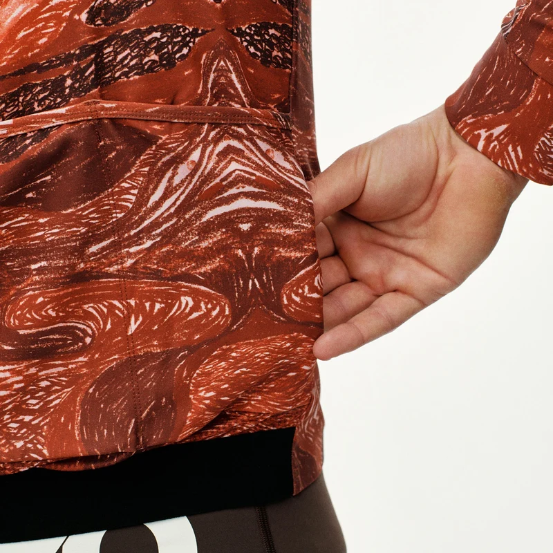 Maglia maniche lunghe Pas Normal Studios T.K.O. Woven - Rosso